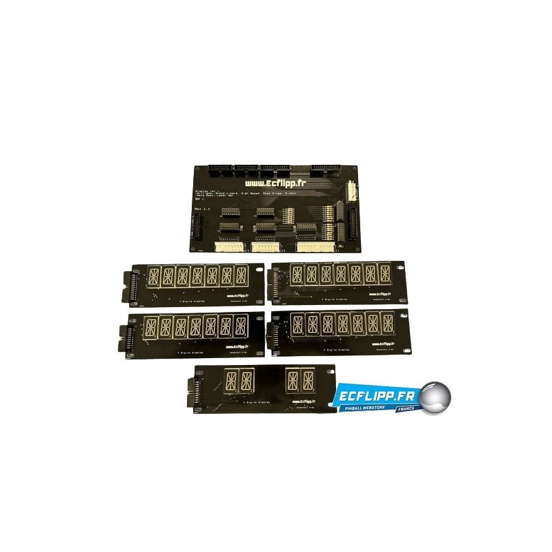 Afficheurs LED et carte gestion pour Williams systeme 11 Pinbot et autres
