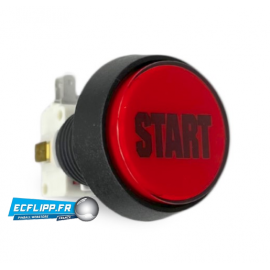 Bouton Rouge start Data East /Sega 1-1/2"