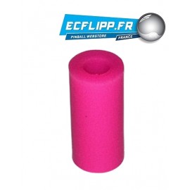 Caoutchouc tubulaire silicone 1-1/16'' Rose