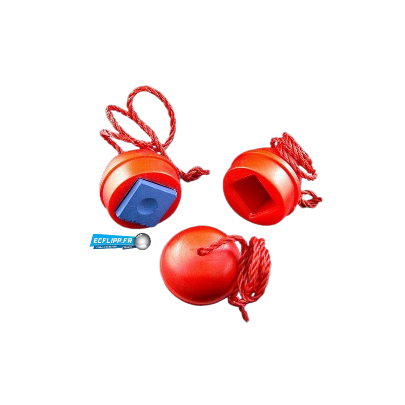 Chalk holder red rubber