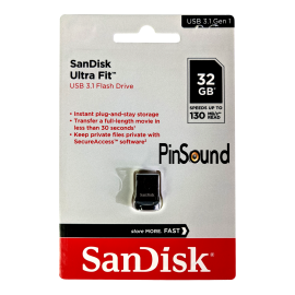 Pinsound : USB 3.1 gen1 Flash Drive 32GB