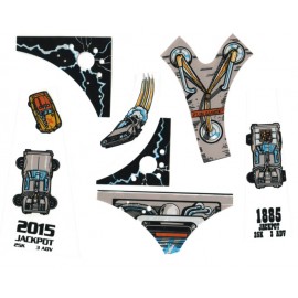 Back to the future Data-East ramp decals set