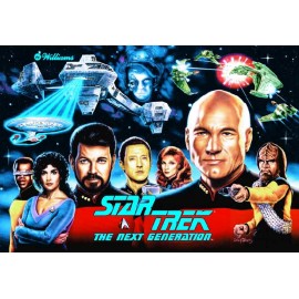 Acrylic Backglass Star trek the next generation