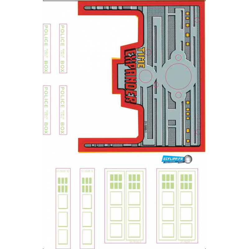 decals set Time expander  Doctor Who