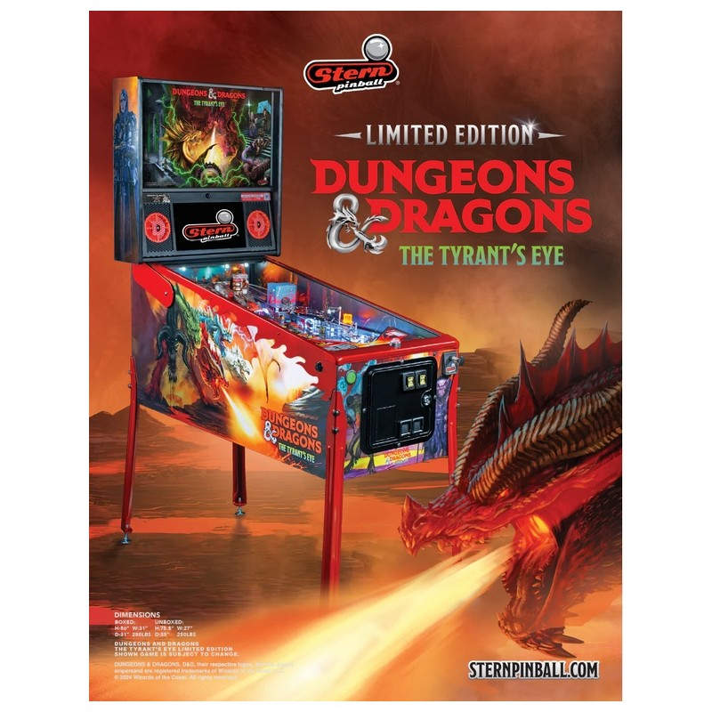 Rubber Parts DUNGEONS AND DRAGONS STERN PRO / PREM / L.E