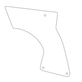 Plastique couvre rampe Foo Fighter Fluo-Pin : Vert