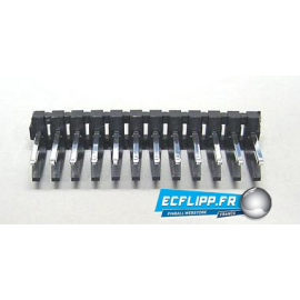 Connecteur male  0.156" 12 pins (3.96mm)