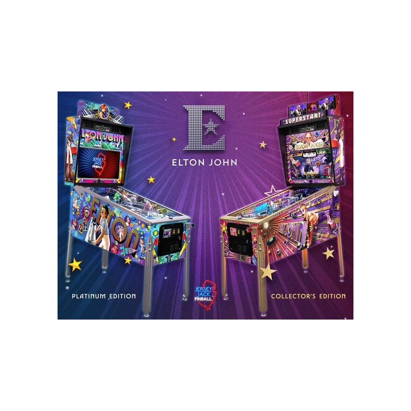 Kit caoutchoucs Elton John Jersey Jack Pinball