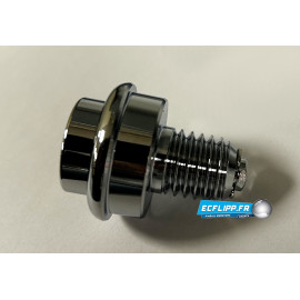 Bouton flipper Aluminium premium chrome