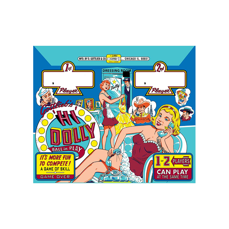 Rubber kit Hi Dolly GOTTLIEB