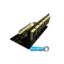 Afficheur LED 6 digits ambre Bally / Stern – Plug & Play – ECFLIPP