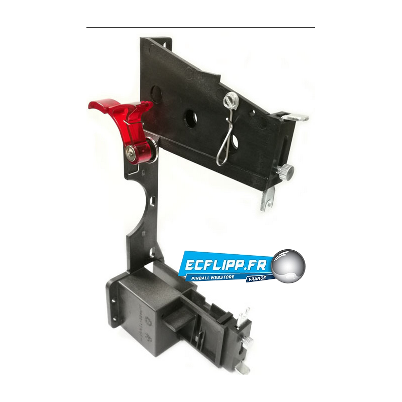 Holder for coin door mech