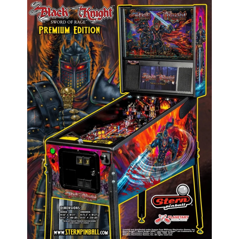 Kit caoutchoucs BLACK KNIGHT Premium / Limited Edition STERN