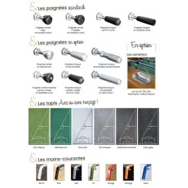 Baby-foot PETIOT Model 200 Black– Unique and original style