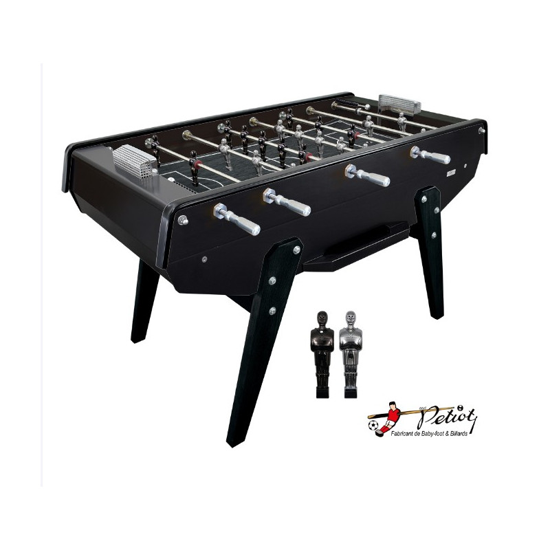 ⚽ Baby-foot PETIOT Modèle 200 Noir céruse – Style unique et original
