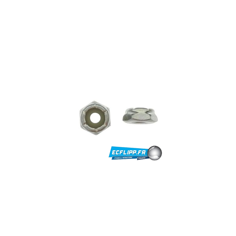 3X Ecrou à frein nylon ( nuts ) 6-32