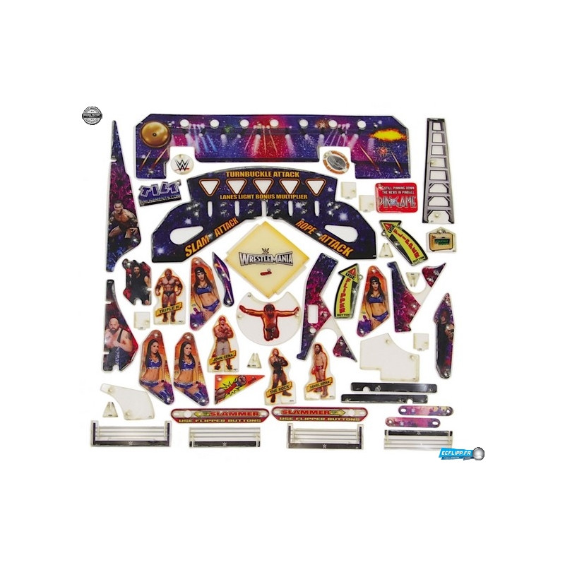 WWE WRESTLEMANIA Pro/Le (Stern) Plastic set