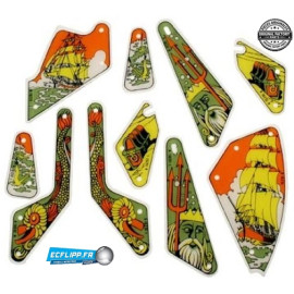 kit décors Buccaneer / Ship Ahoy Gottlieb