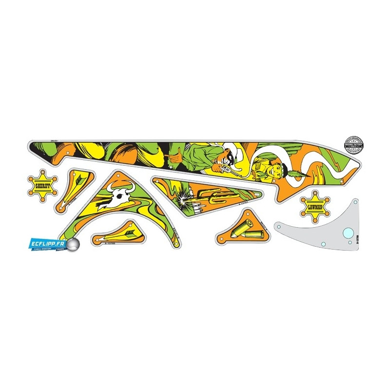 Sheriff Gottlieb plastic set