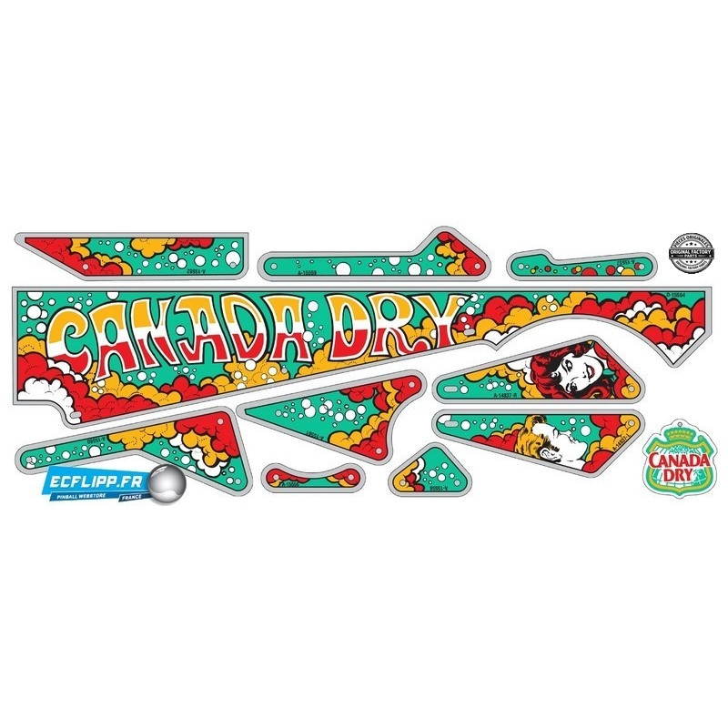 Kit décors Canada Dry Gottlieb