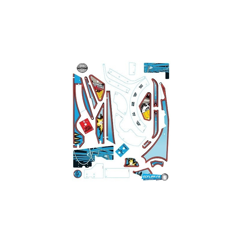 Plastic set DEMOLITION MAN