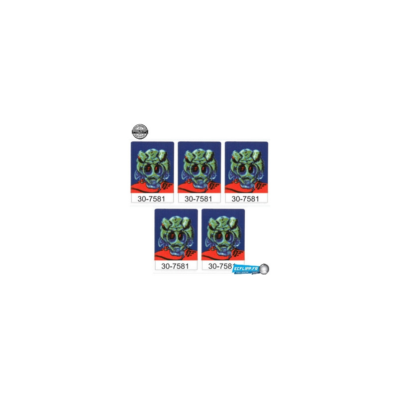 Decals de cible ALIEN POKER