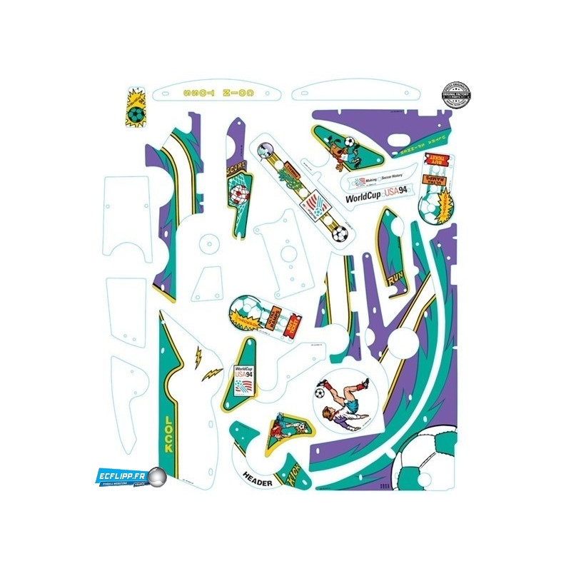 Plastic set WORLD CUP SOCCER 94