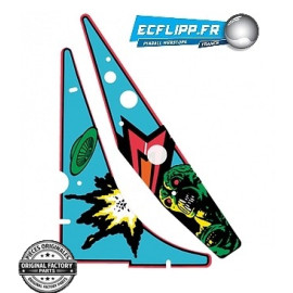 Décors  31-2535-6 et 31-2535-7 Attack from Mars