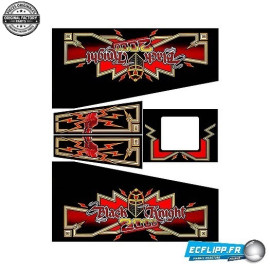 Cabinet decals :  Black Knight 2000