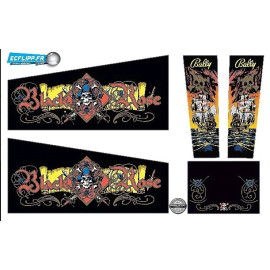 Black Rose cabinet decals