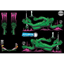 Creature from the black lagoon cabinet decals