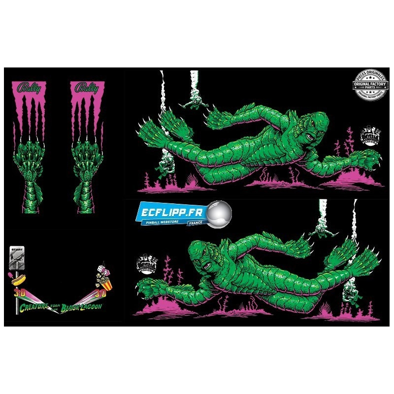 Set decals de caisse Creature from the black lagoon
