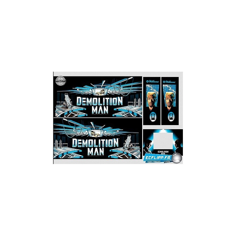 Set decals de caisse Demolition Man Williams