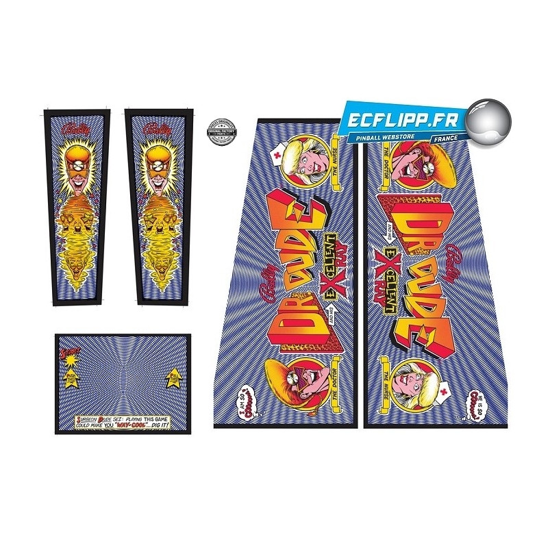 Dr Dude Silkscreened 5pc Cabinet Set