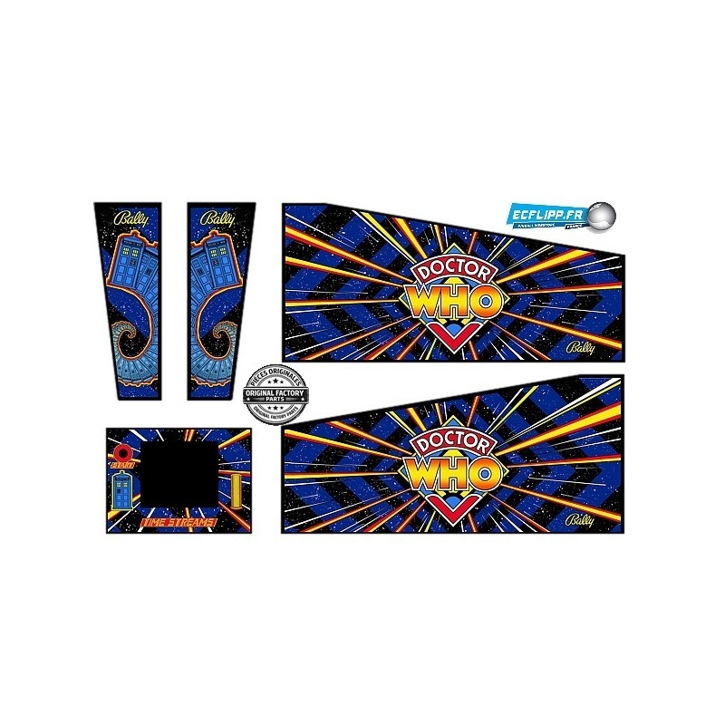 Dr Who cabinet decals Bally