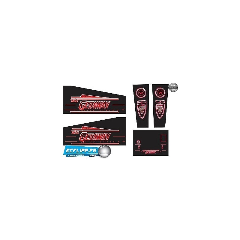 Set décals de caisse Getaway the high speed II