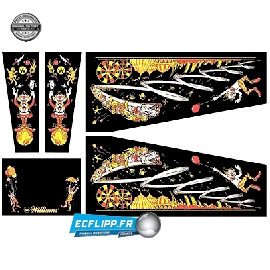 Cabinet decal set : Hurricane