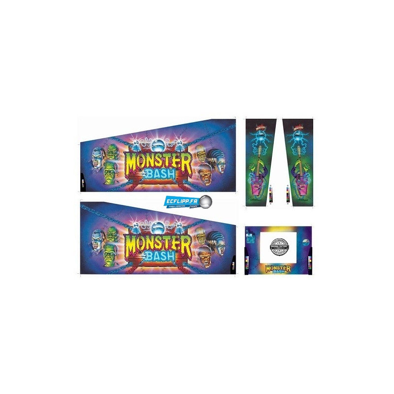 Set décals de caisse MONSTER BASH