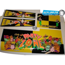 Party Zone Silkscreened 5pc Cabinet Set