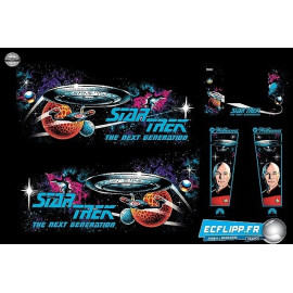 Set décals de caisse STTNG Star Trek the Next Generation Williams