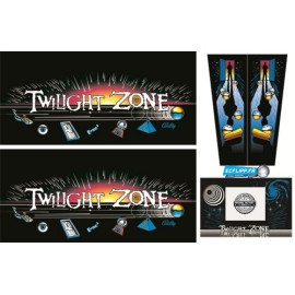 Cabinet decals Twilight Zone pinball Bally