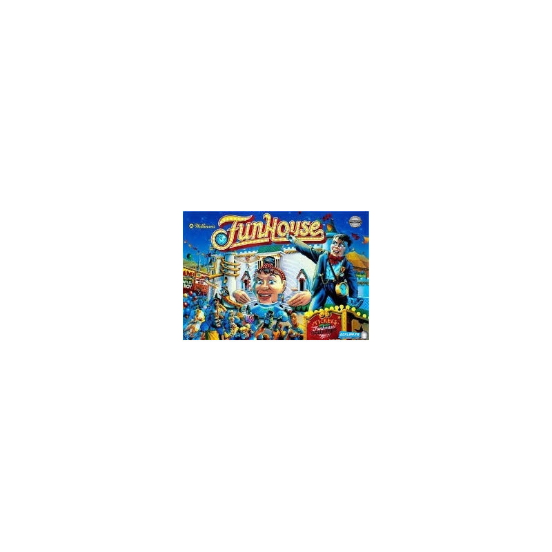 Translite  Funhouse ( Fun House 1990 )