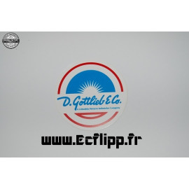 Autocollants de porte Gottlieb cercle rouge