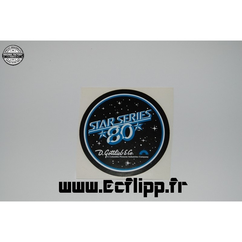 Autocollant de porte Gottlieb star séries80