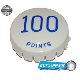 Cap bumper " 100 points " bleu A-11425 Gottlieb