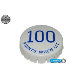 Cap bumper Gottlieb " 100 points when lit " bleu