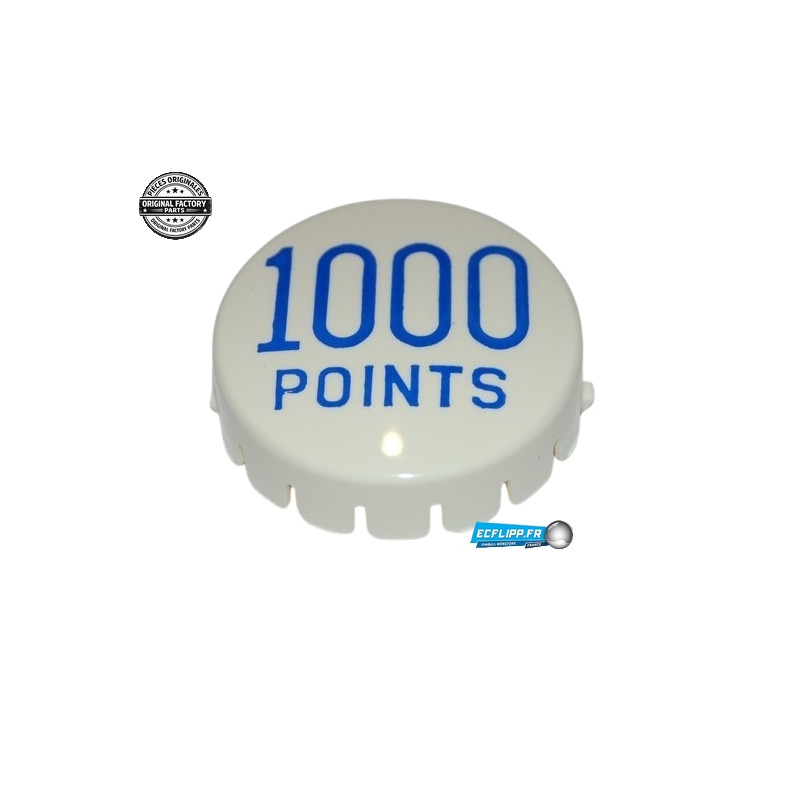 Cap bumper " 1000 points  " bleu A-14938B Gottlieb