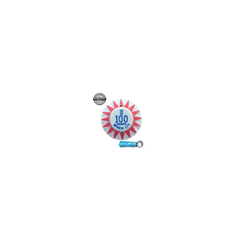 Cap Bumper 10 or 100points when lit 3A-7187-RB Williams