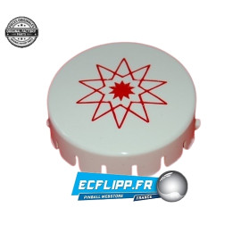 Cap bumper étoile rouge A-16838R Gottlieb