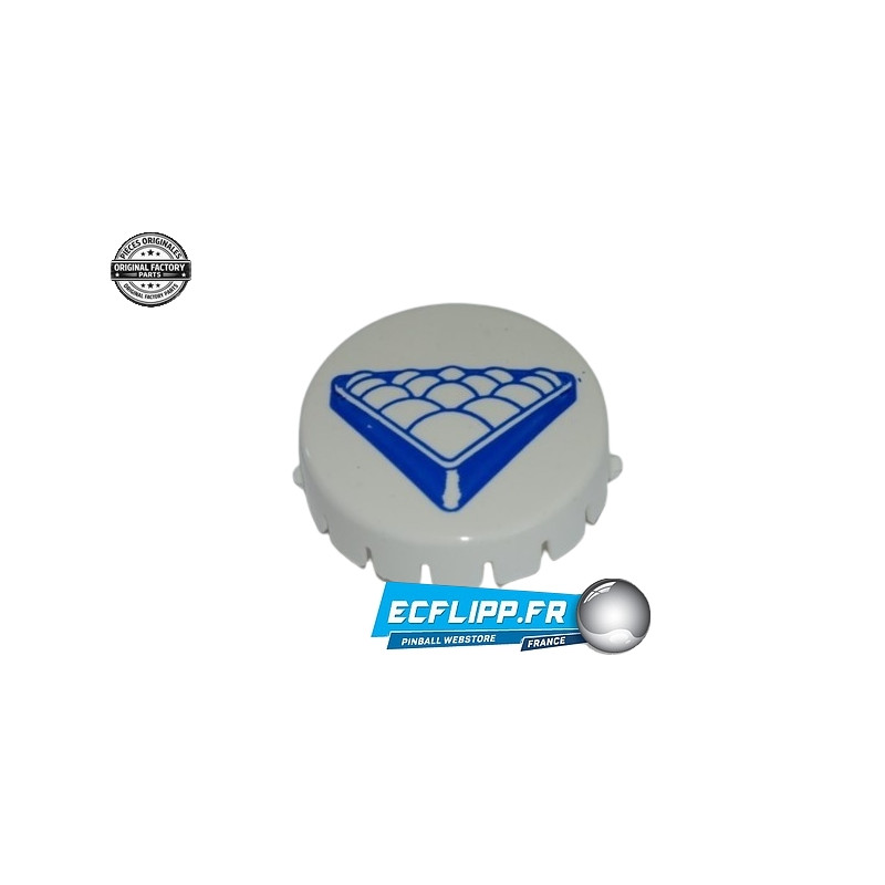 Cap bumper Pool Rack bleu A-14698B Gottlieb